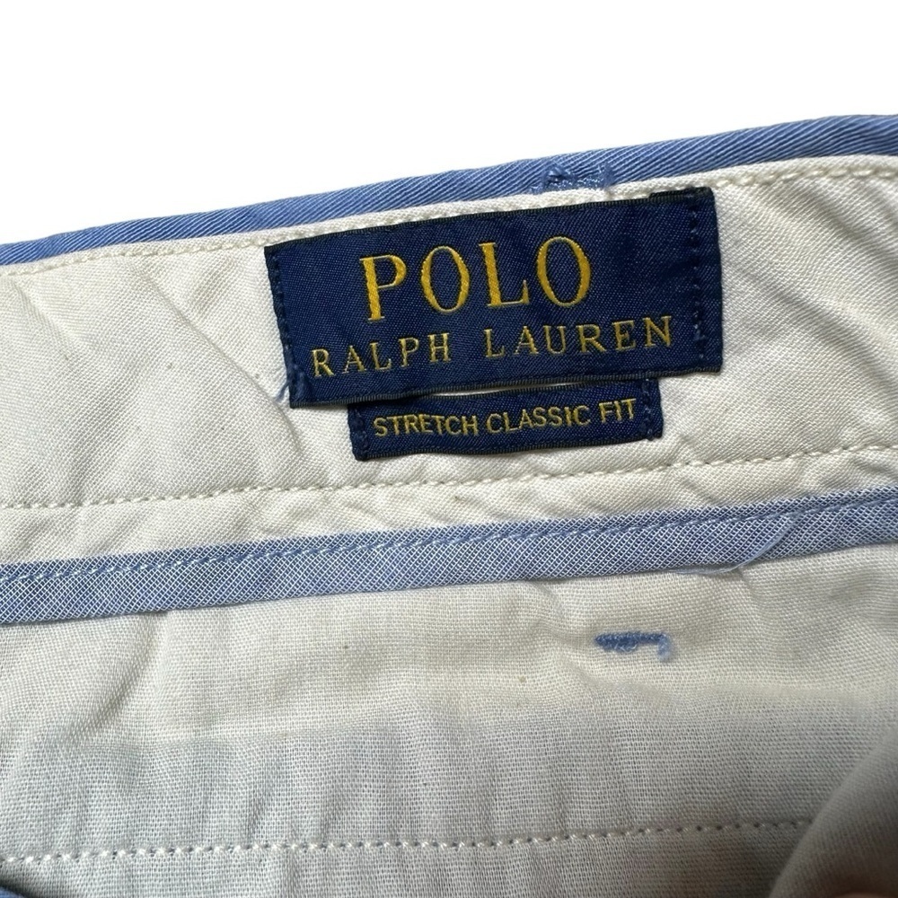 Polo Ralph Lauren Embroidered Fish Chino Shorts Blue Men’s Size 30 - Picture 3 of 6